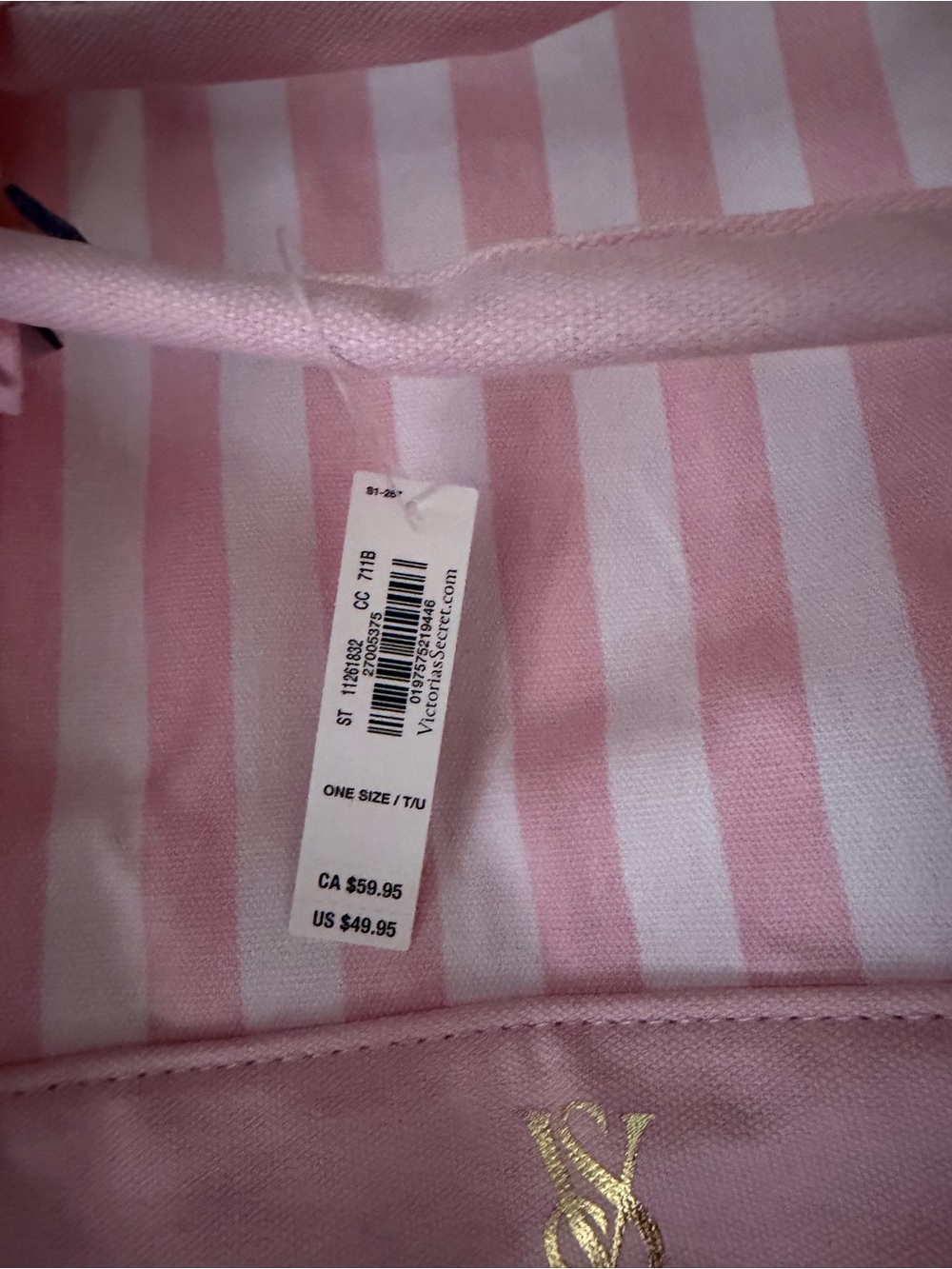 Madewell Pink Canvas Tote Bag - Picture 6 of 7